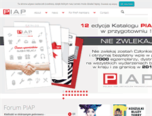 Tablet Screenshot of piap-org.pl